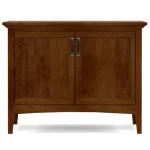 Revere Two-Door Cabinet - 803-Bluff / 05-Nickel Square Pull - Image 3