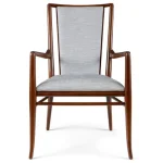 Martine Upholstered Back Arm Chair - Cherry - 90N Coventry / 1304-31 - Image 4