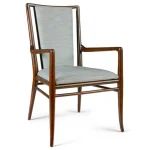 Martine Upholstered Back Arm Chair - Cherry - 91N Bristol / 1304-31