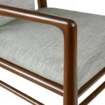 Martine Upholstered Back Arm Chair - Cherry - 91N Bristol / 1304-31 - Image 8