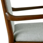Martine Upholstered Back Arm Chair - Cherry - 91N Bristol / 1304-31 - Image 9
