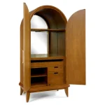 Martine Arced Bar Cabinet - 90N Coventry