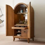 Martine Arced Bar Cabinet - 90N Coventry - Image 3