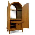 Martine Arced Bar Cabinet - 90N Coventry - Image 5