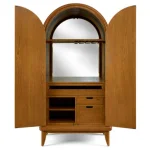 Martine Arced Bar Cabinet - 90N Coventry - Image 8