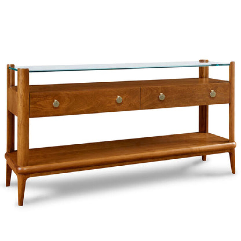 Martine Glass-Top Console Table - 91N-Bristol