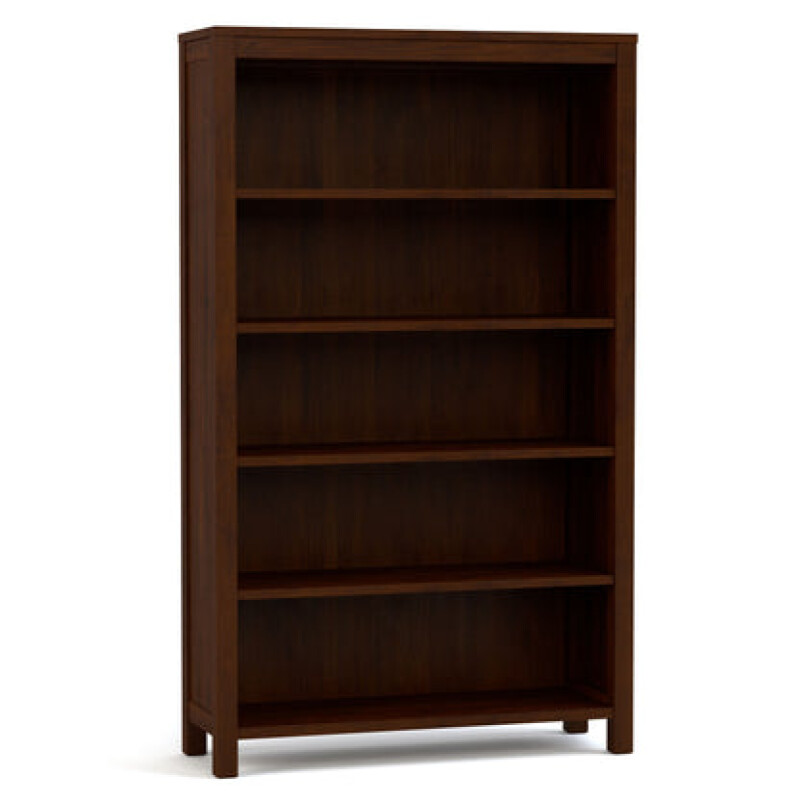 Origins 60-inch High Bookcase - 808 Russet