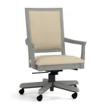Origins Swivel-Tilt Arm Chair - 800 Clay / 7617-91 Linen - Image 7