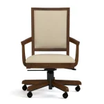 Origins Swivel-Tilt Arm Chair - 800 Clay / 7617-91 Linen - Image 8