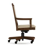 Origins Swivel-Tilt Arm Chair - 800 Clay / 7617-91 Linen - Image 9