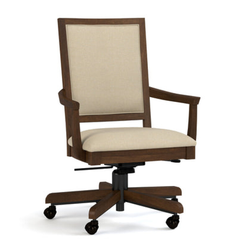 Origins Swivel-Tilt Arm Chair - 801 Coast / 7617-91 Linen