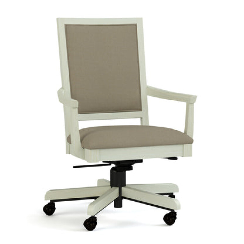 Origins Swivel-Tilt Arm Chair - 804 Ember / 7617-91 Linen