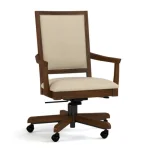 Origins Swivel-Tilt Arm Chair - 806 Mist / 7617-91 Linen - Image 3
