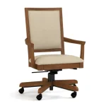 Origins Swivel-Tilt Arm Chair - 806 Mist / 7617-91 Linen - Image 7