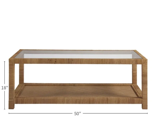 Escape-Coastal Living Home Collection Long Key Cocktail Table - Image 4