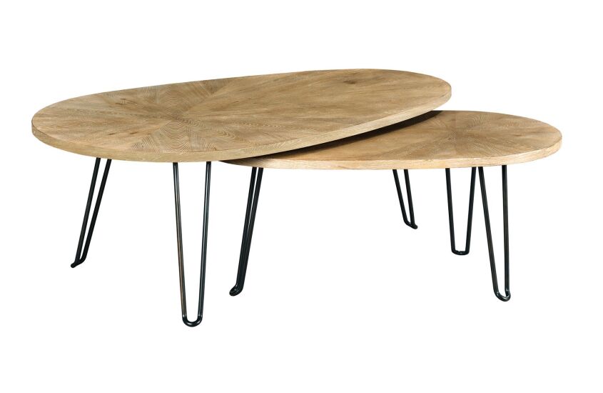 Oblique Bunching Cocktail Table