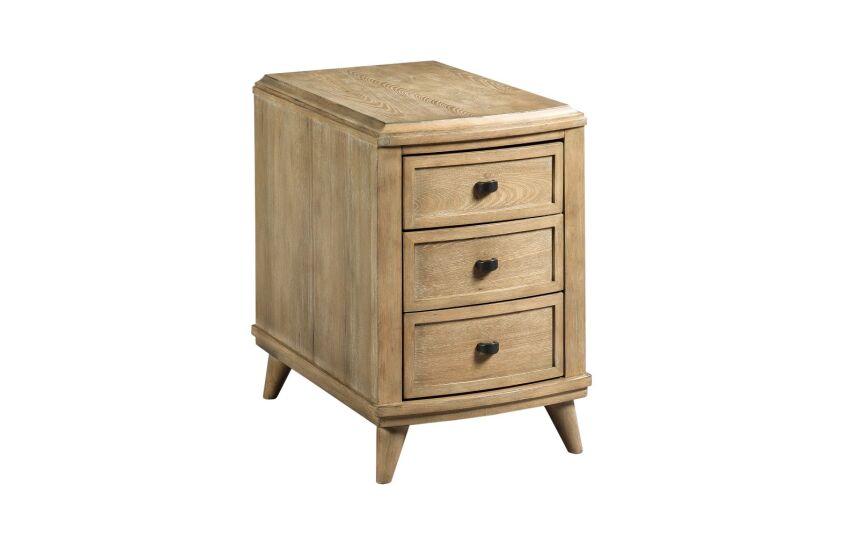 Oblique Charging Chairside Table