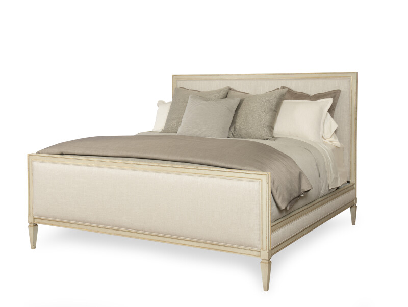 899-157 - Maison '47 Upholstered Low Hb Tall Fb Panel Bed - Cal King 6/0