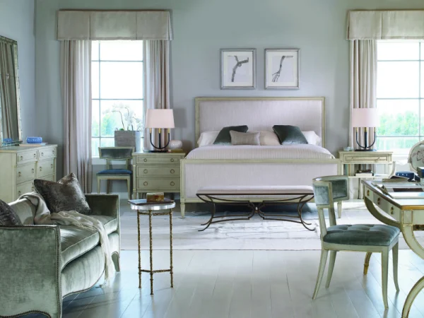899-176 - Maison ‘47 Upholstered Tall Hb Tall Fb Panel Bed - King 6/6 - Image 5