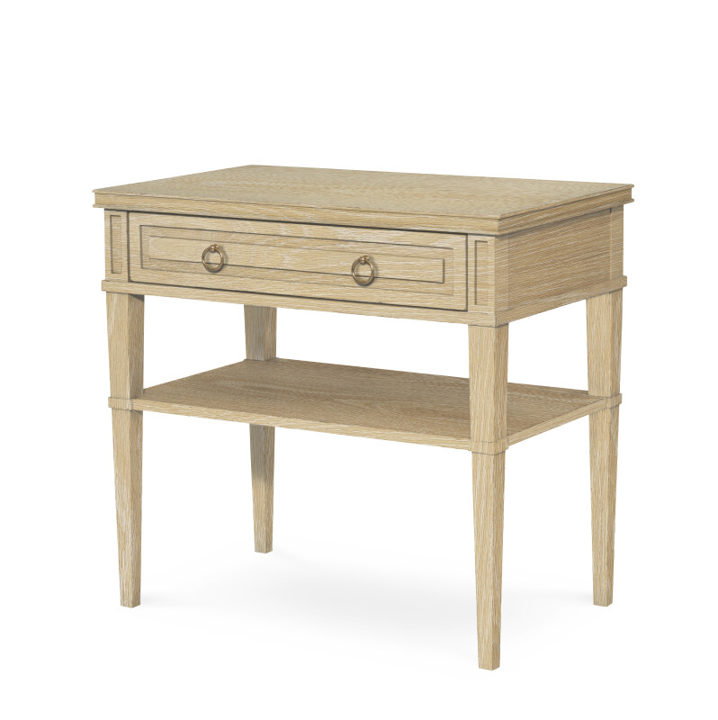 89A-226-V1 - Maison '47 Bed Side Table - Blonde Cerused