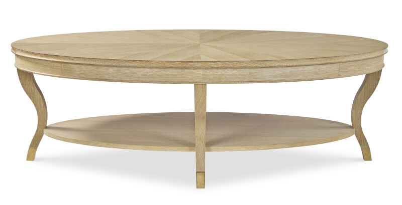 89A-607-V1 - Maison '47 Oval Cocktail Table - Blonde Cerused