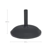 Stained Concrete Umbrella Base - 78 Lbs - Image 4
