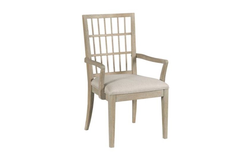 Symmetry Fabric Arm Chair