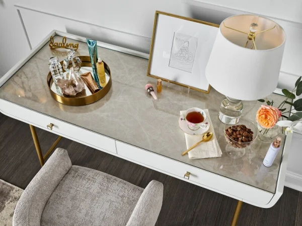 Love. Joy. Bliss.-Miranda Kerr Home Allure Vanity Desk - Image 4