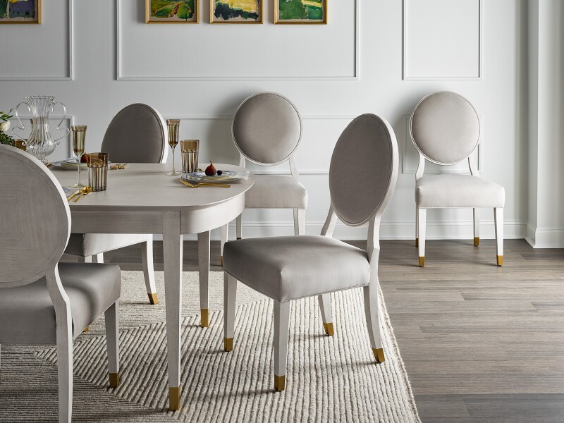 956A636RTA-101350900 Love. Joy. Bliss.-Miranda Kerr Home Love Joy Bliss Oval Side Chair - Image 1