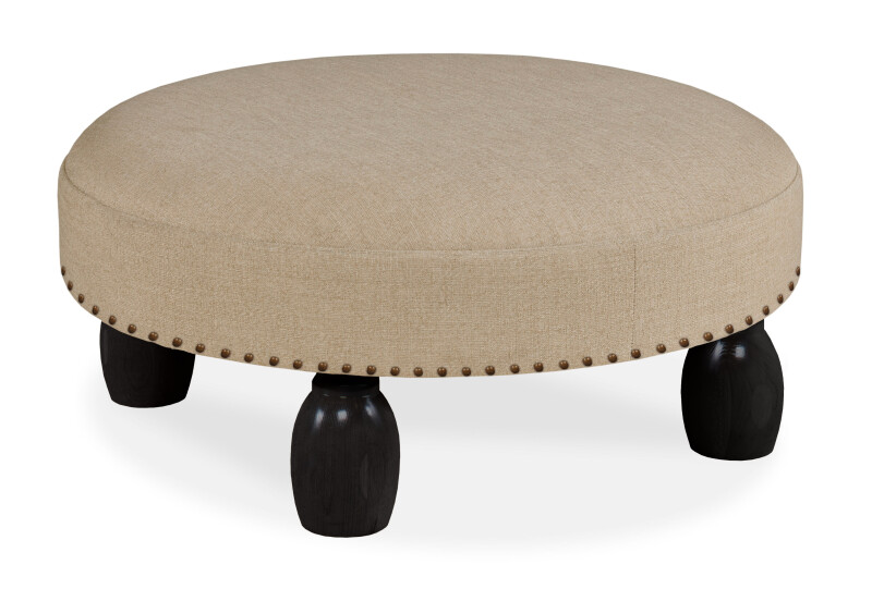 AE-3300R-40 - Upland 40" Round Cocktail Ottoman