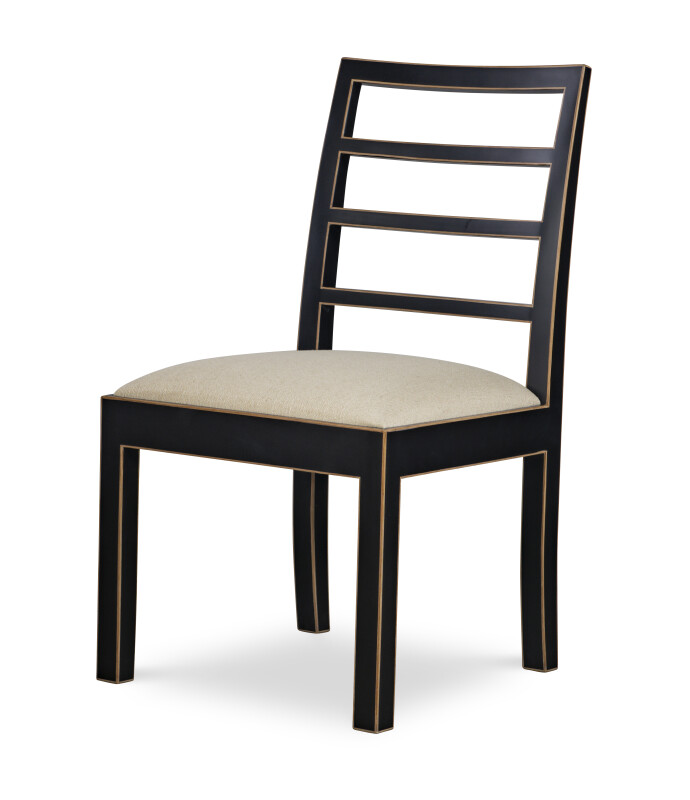AE-CCU-3164S-F1 - Dara Side Chair - Black & Gold