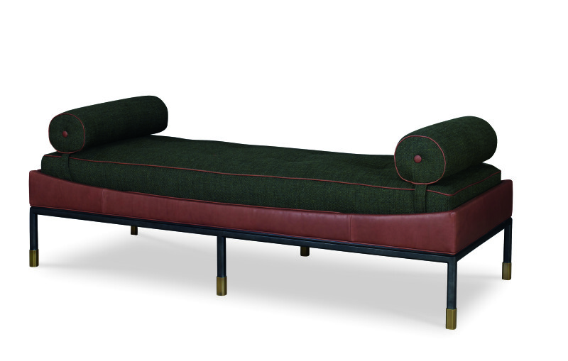 AE-LTD1007-16RND - Jennings Daybed - Rounded Bolsters
