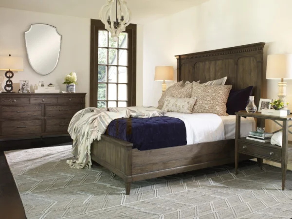 B2H-165 - Montgomery Panel Bed Queen 5/0 - Brown Rustic - Image 4
