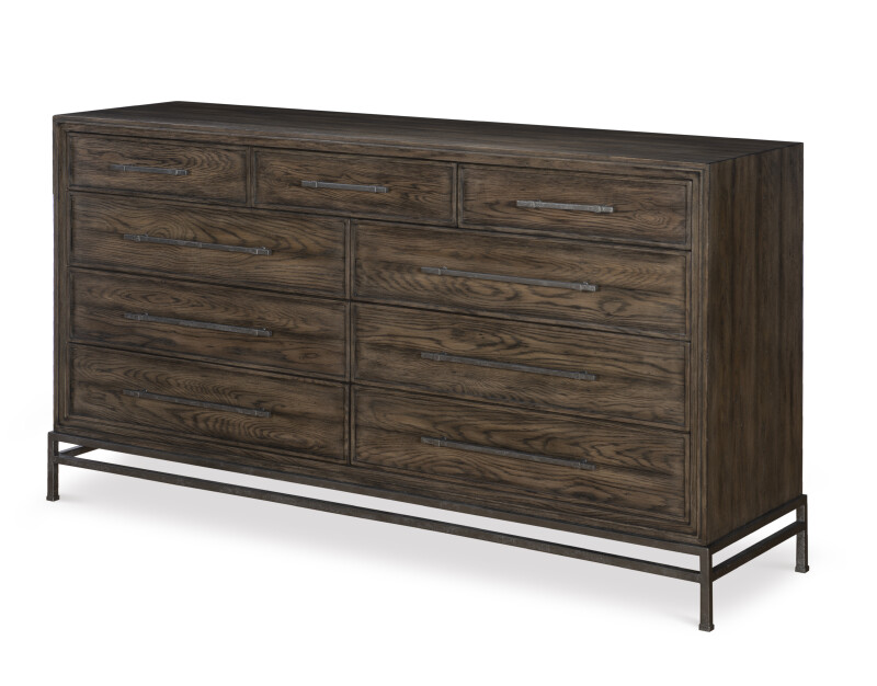 B2H-204 - Benton Dresser - Brown Rustic