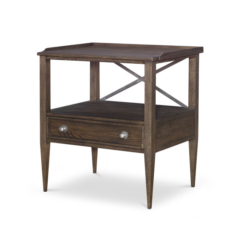 B2H-221 - William Nightstand - Brown Rustic