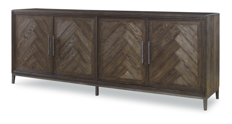 B2H-406 - Blake Credenza - Brown Rustic