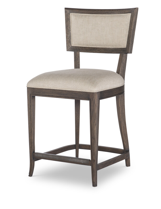 B2H-551C - Liam Counter Stool - Brown Rustic