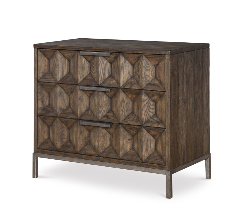 B2H705-103267679 B2H-705 - Elliott Three Drawer Chest - Brown Rustic - Image 1