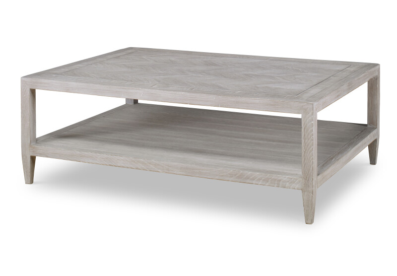 B2W-603 - Dalton Cocktail Table - White Rustic