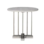 B2W-616 - Jacob Side Table - White Rustic