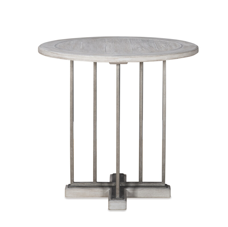 B2W-616 - Jacob Side Table - White Rustic