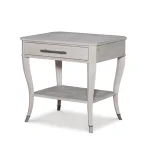 B2W-626 - Benjamin Side Table - White Rustic