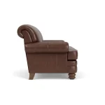 Bay Bridge Leather Loveseat - Image 4
