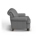 Bay Bridge Leather Loveseat - Image 9