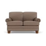 Bay Bridge Leather Loveseat - Image 6