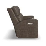 Score Leather Power Reclining Loveseat with Console & Power Headrests & Lumbar - Image 5