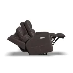 Score Leather Power Reclining Loveseat with Power Headrests & Lumbar - Image 11