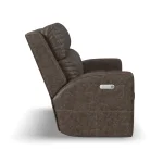 Score Leather Power Reclining Loveseat with Power Headrests & Lumbar - Image 5