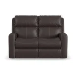 Score Leather Power Reclining Loveseat with Power Headrests & Lumbar - Image 8