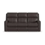Score Leather Power Reclining Sofa with Power Headrests & Lumbar - Image 8